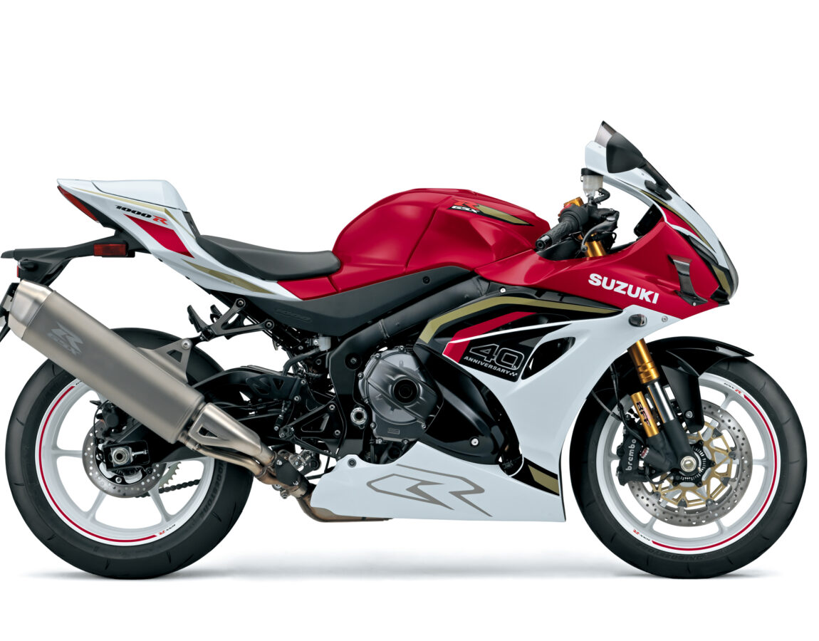 gsx r1000r Candy Daring Red Pearl Tech White MVM Motoren