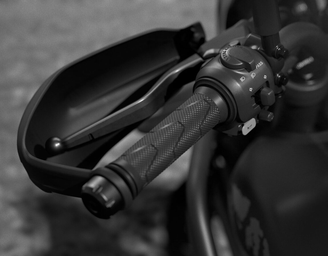 Himalayan 450 Mana Black HandGuard MVM Motoren